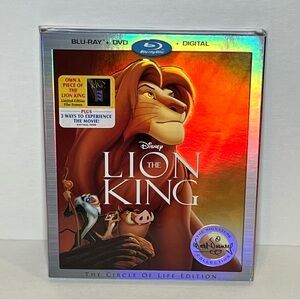 The Lion King Blu-ray DVD Digital Circle Of Life Edition‎ Signature Collection
